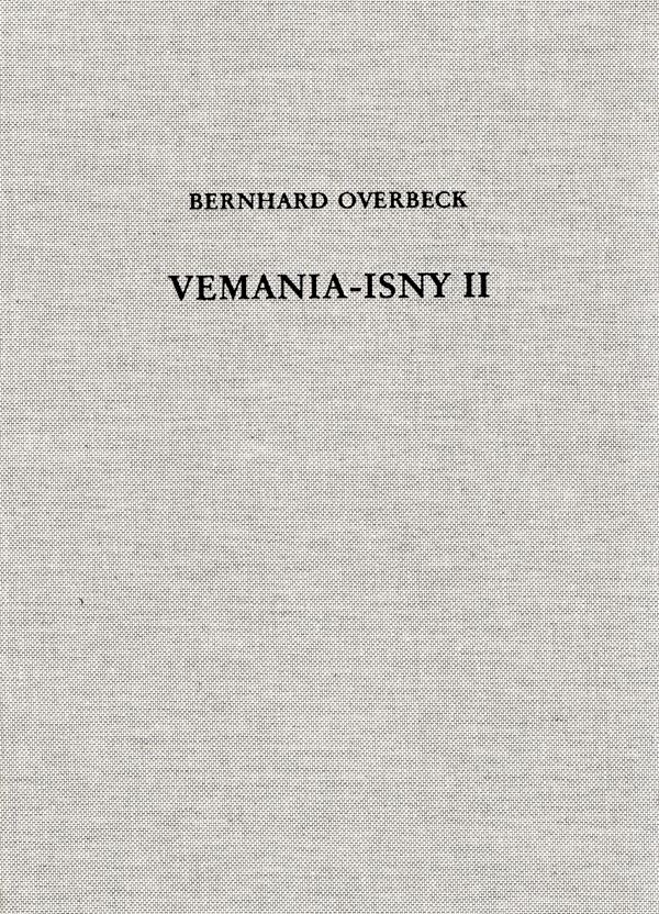 OVERBECK  B. -  Das spatromische kastell Vemania - Isny II. Ein schatzfund von munzen zeit des Probus. Munchen, 2009.  pp. 59,  tavv. 22 + illustrazioni nel testo. rilegatura editoriale, ottimo stato,