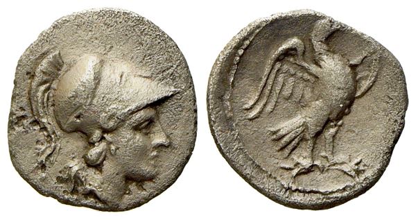 Greek Latium, Alba Fucens (c. 280-275 BC), Obol; AR (0,63 g; 10,6 mm)