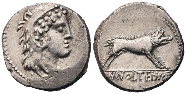 M. Volteius, Denarius, 75 BC; AR (4,03 g; 18 mm; 6 h)