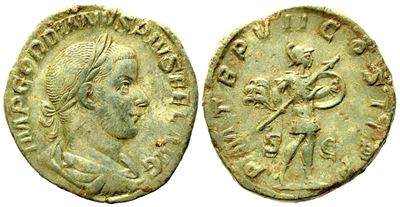 Gordian III (238-244), Sestertius, Rome, Ad 244; Æ (g 21,13; MM 29)