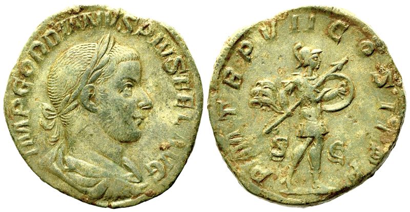 Gordian III (238-244), Sestertius, Rome, Ad 244; Æ (g 21,13; MM 29)