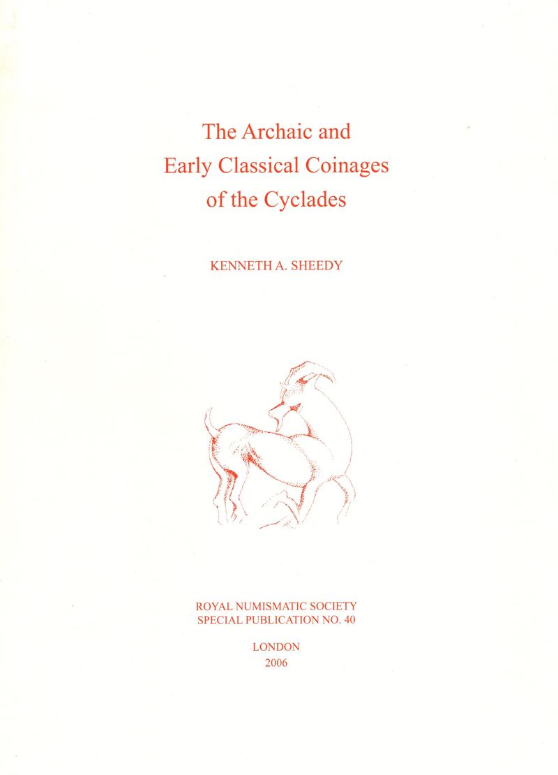 Kenneth A. Sheedy, Le monete arcaiche e classiche delle Cicladi