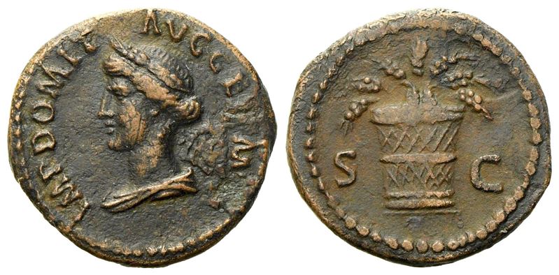Domitian (81-96), Quadrans, Rome, C. Ad 84-85; Æ (g 2,59; MM 17)