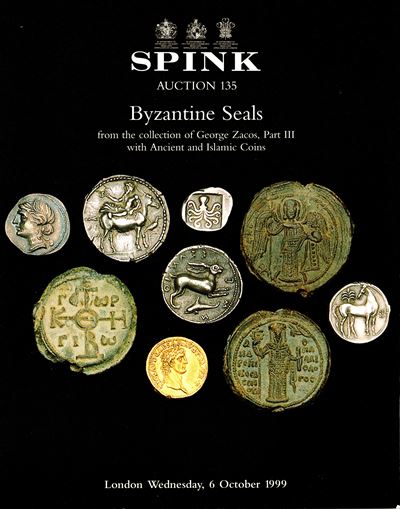 Spink. Auction 135. Byzantine Seals From The Collection Of George Zacos. Part III . London, 6 - O...