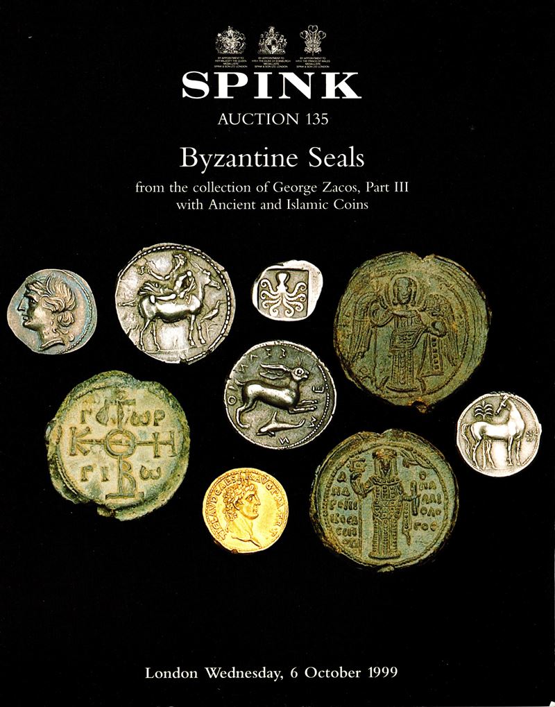 Spink. Auction 135. Byzantine Seals From The Collection Of George Zacos. Part III . London, 6 - O...