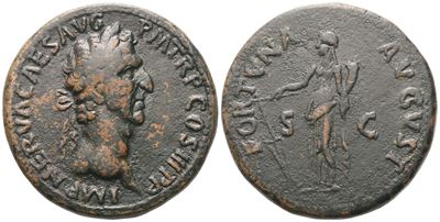 Nerva (96–98), Sesterzio (Sestertius) di Roma, 97 d.C.