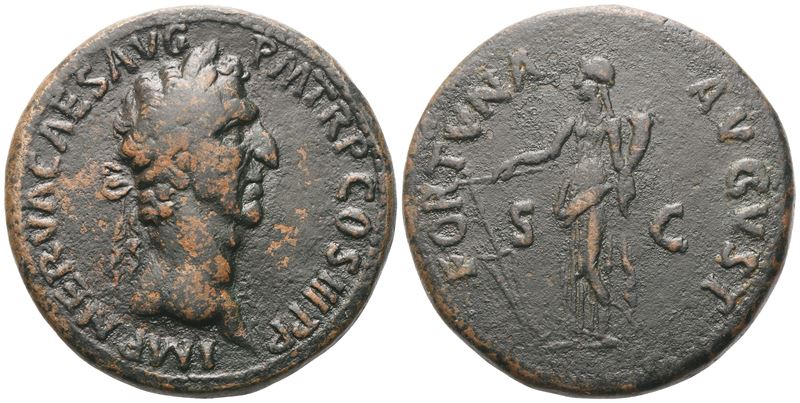 Nerva (96–98), Sesterzio (Sestertius) di Roma, 97 d.C.