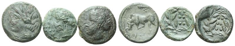 Lot Of 3 Greek Æ Coins To Be Catalogued.