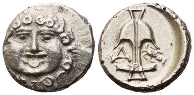 Thrace, Apollonia Pontica, Drachm, C. 480-450 Bc; Ar (2,84 G; 13,8 MM; 8 H)