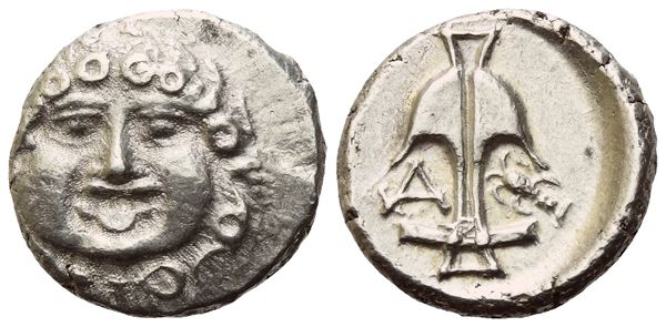 Thrace, Apollonia Pontica, Drachm, c. 480-450 BC; AR (2,84 g; 13,8 mm; 8 h)
