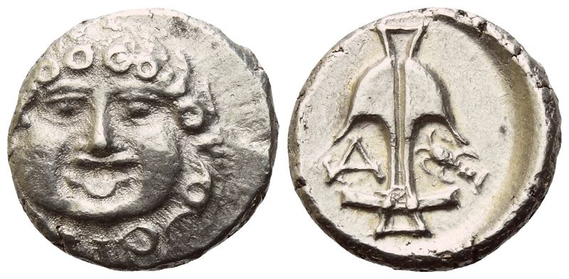 Thrace, Apollonia Pontica, Drachm, C. 480-450 Bc; Ar (2,84 G; 13,8 MM; 8 H)