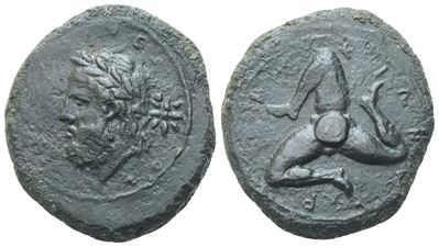 Sicily, Syracuse, Time Of Timoleon And The Third Democracy (344-317 Bc), Litra; Ae (6,33 G; 20 MM...