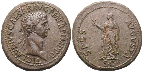 Claudius (41-54), Sestertius, Rome, 50-54; Æ (28,28 g; 38,5 mm; 6 h)