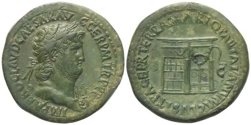 Nerone, Sestertius di Roma, Æ (c. 66 d.C.)