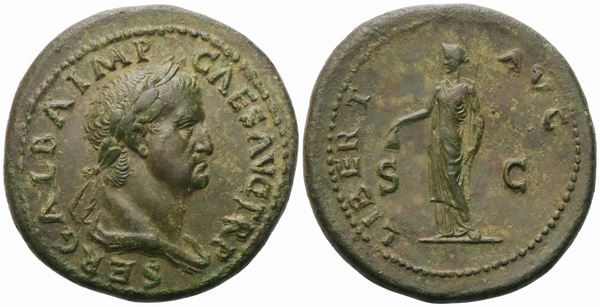 Galba (68-69), Sestertius, Rome, 68; Æ (28,25 g; 36 mm; 6 h)