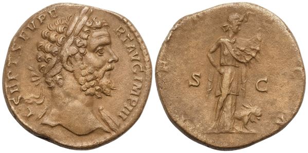 Septimius Severus (193-211), Sestertius, Rome, 194; Æ (25,83 g; 29,7 mm; 12 h)