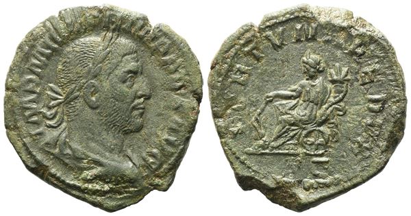 Philip I (244-249), Sestertius, Rome, 249; Æ (32mm, 15.92g; 12 h)
