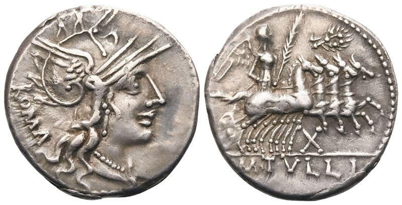 M. Tullius, Denarius, Rome, 121 BC; AR (3,85 g; 19,5 mm; 8 h)