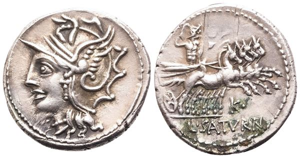 L. Appuleius Saturninus, Denarius, Rome, 104 BC; AR (3,85 g; 19,5 mm; 10 h)