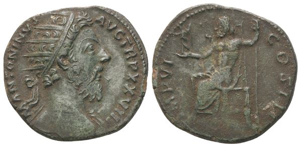 Marcus Aurelius (161-180), Dupondius, Rome, 173-174; Æ (7,30 g; 23,8 mm; 12 h)