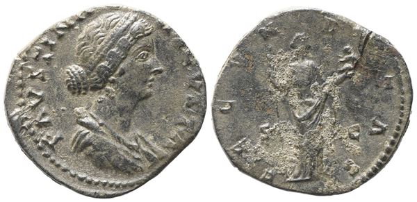 Faustina II Augusta (147-175), Sestertius struck under Marcus Aurelius, Rome, AD 161-164; Æ (9,87 g; 25,5 mm; 6 h)
