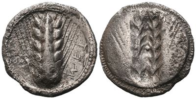 Southern Lucania, Metapontion, C. 470-440 Bc. Ar Stater (24 MM, 6.88 G).