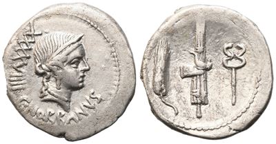C. Norbanus, Denarius, 83 Bc; Ar (3,70 G; 19,6 MM; 7 H)