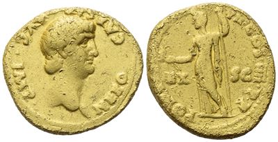 Nero (54-68), Aureus, Rome, 60-61; Av (7,20 G; 18,2 MM; 4 H)