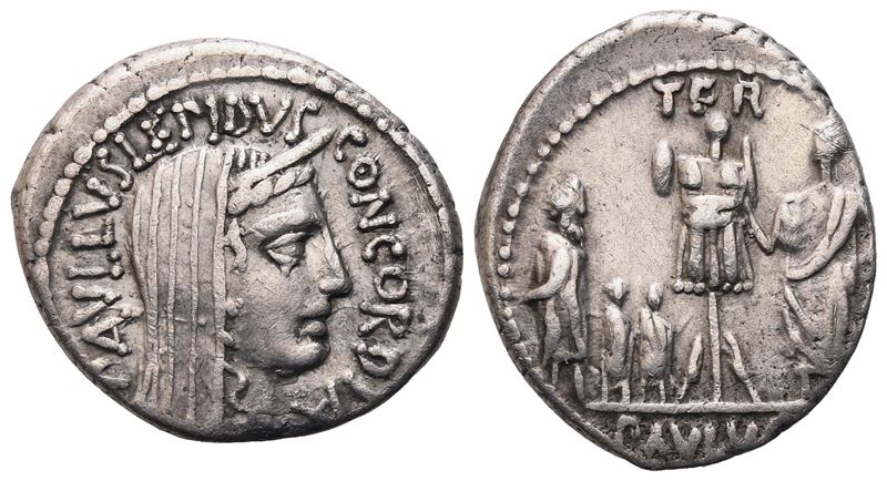 L. Aemilius Lepidus Paullus, Denarius, 62 Bc; Ar (3,82 G; 19,4 MM; 8 H)