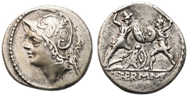Q. Minucius Thermus, Denarius, Rome, 103 BC; AR (4,02 g; 19 mm) 