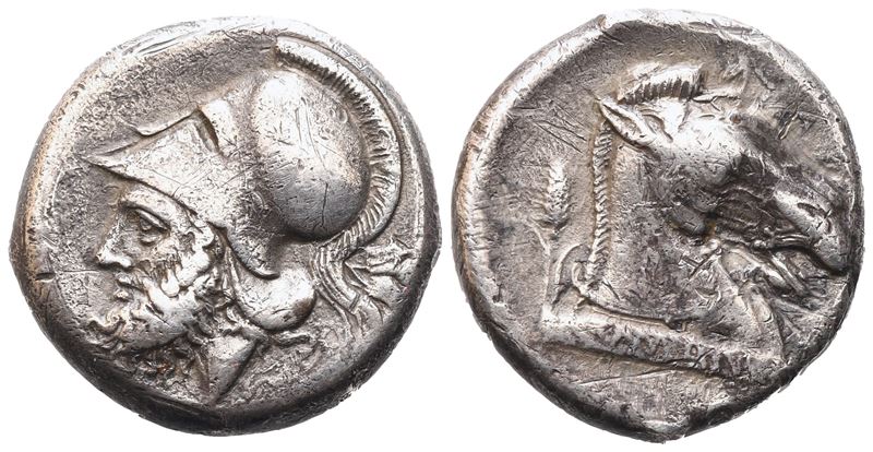 Anonymous, Didrachm, C. 300/280-276 Bc; Ar (7,16 G; 19,6 MM; 9 H)
