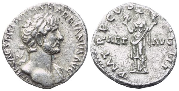Hadrian (117-138), Denarius, Rome, c. 119-120; AR (3,26 g; 16,8 mm; 6 h)