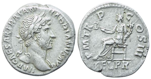 Hadrian (117-138), Denarius, Rome, 119-122; AR (2,94 g; 17,6 mm; 5 h)