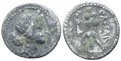 C. Iulius Caesar, Denario (Asia Minore), 48–47 a.C.