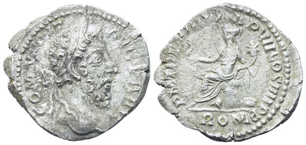 Commodus (177-192), Denarius, Rome, 185; AR (3,36 g; 18,8 mm; 6 h)