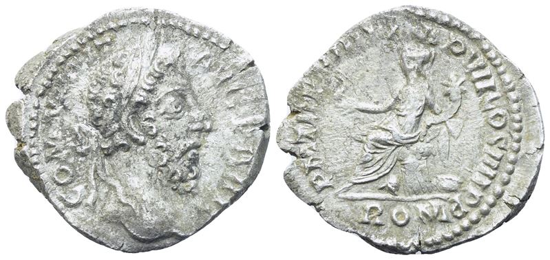 Commodus (177–192), Denario romano, Roma (185), AR