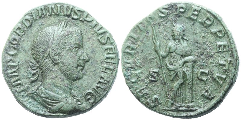 Gordian III (238-244), Sestertius, Rome, 243-244; Æ (21 G; 28,5 MM; 12 H)