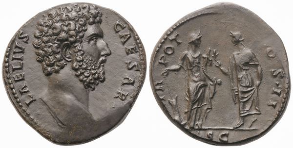 Aelius Caesar (136-138), Sestertius struck under Hadrian, 137; Æ (25,10 g; 31 mm; 6 h)