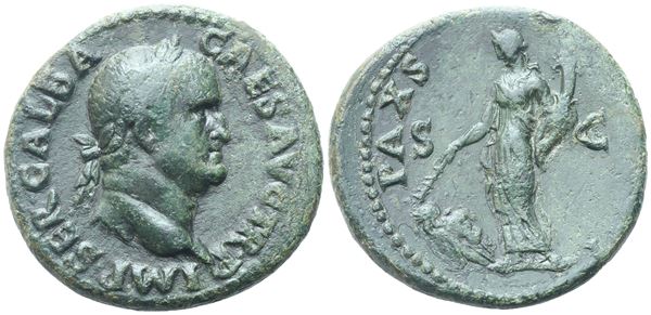 Galba (68-69), As, Rome c. AD 68; Æ As (11 g; 26,9 mm; 6 h)