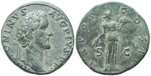 Antoninus Pius (138-161), Sestertius, Rome, 139; Æ (25,02 g; 32,2 mm; 12 h)