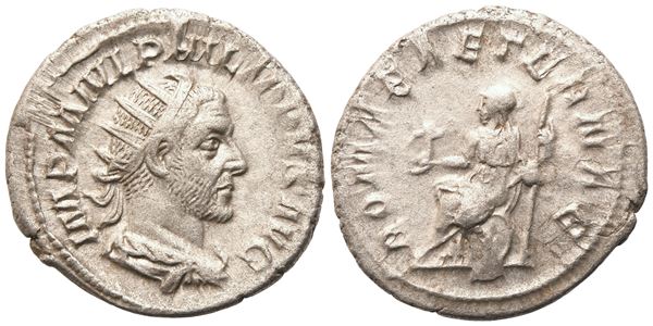 Philip I (244-249), Antoninianus, Rome, c. 244-247; AR (3,60 g; 21,2 mm; 12h)