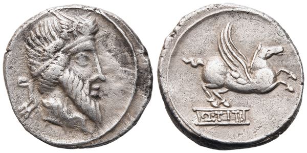 Q. Titius, Denarius, 90 BC; AR (3,92 g; 17,4 mm; 10 h)