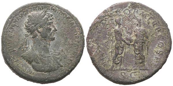 Hadrian (117-138), Sestertius, Rome, 117; Æ (26,12 g; 34,7 mm; 6 h)