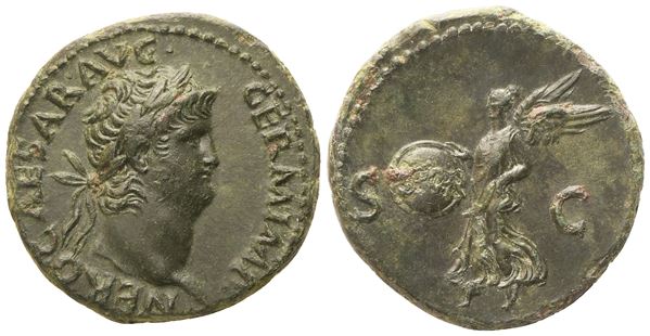 Nero (54-68), As, Rome, 65; Æ (12 g; 27 mm; 5 h)