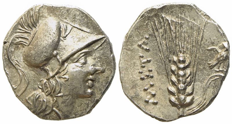 Lucania, Metapontion, Punic Occupation (C. 215-207 Bc), Half Shekel; Ar (g 3,66; MM 17)