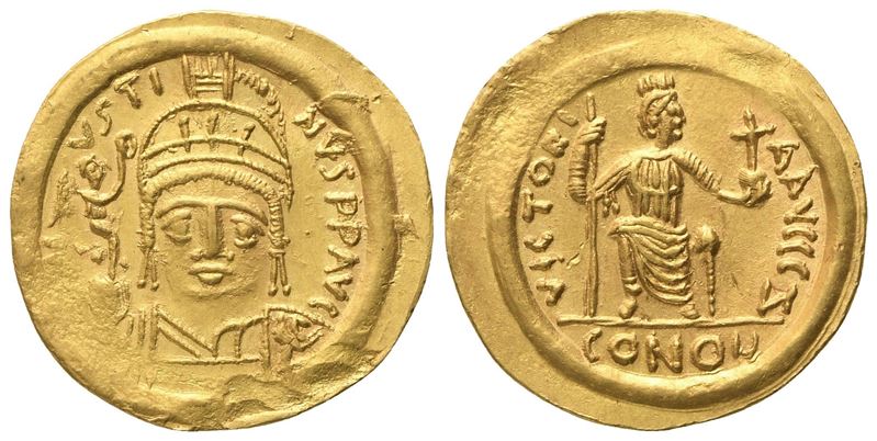 Justin II (565–578), Solidus, Ravenna
