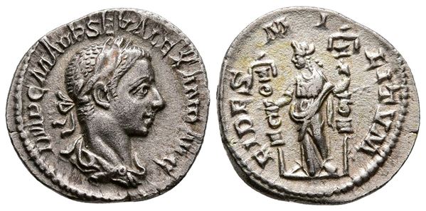 Severus Alexander (222-235). AR Denarius (18 mm, 2.61 g).  - Auction Greek, Roman and Byzantine Coins	 - Bertolami Fine Art - Prague