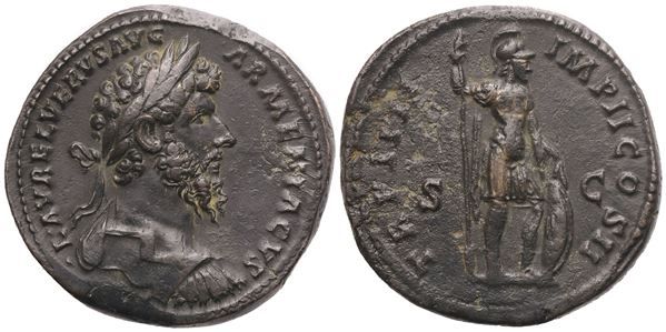 Lucius Verus (161-169), Sestertius, Rome, 163-164; Æ (29,52 g; 33,7 mm; 11 h)