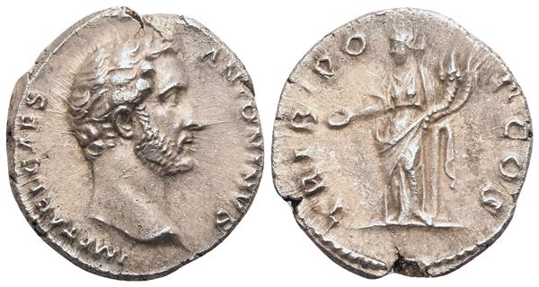 Antoninus Pius Caesar (138), Denarius struck under Hadrian, Rome, 138; AR (3,55 g; 17,2 mm; 6 h)