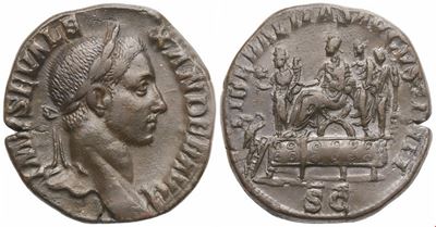 Severus Alexander, Sestertius (IIIR), Roma 229, Æ